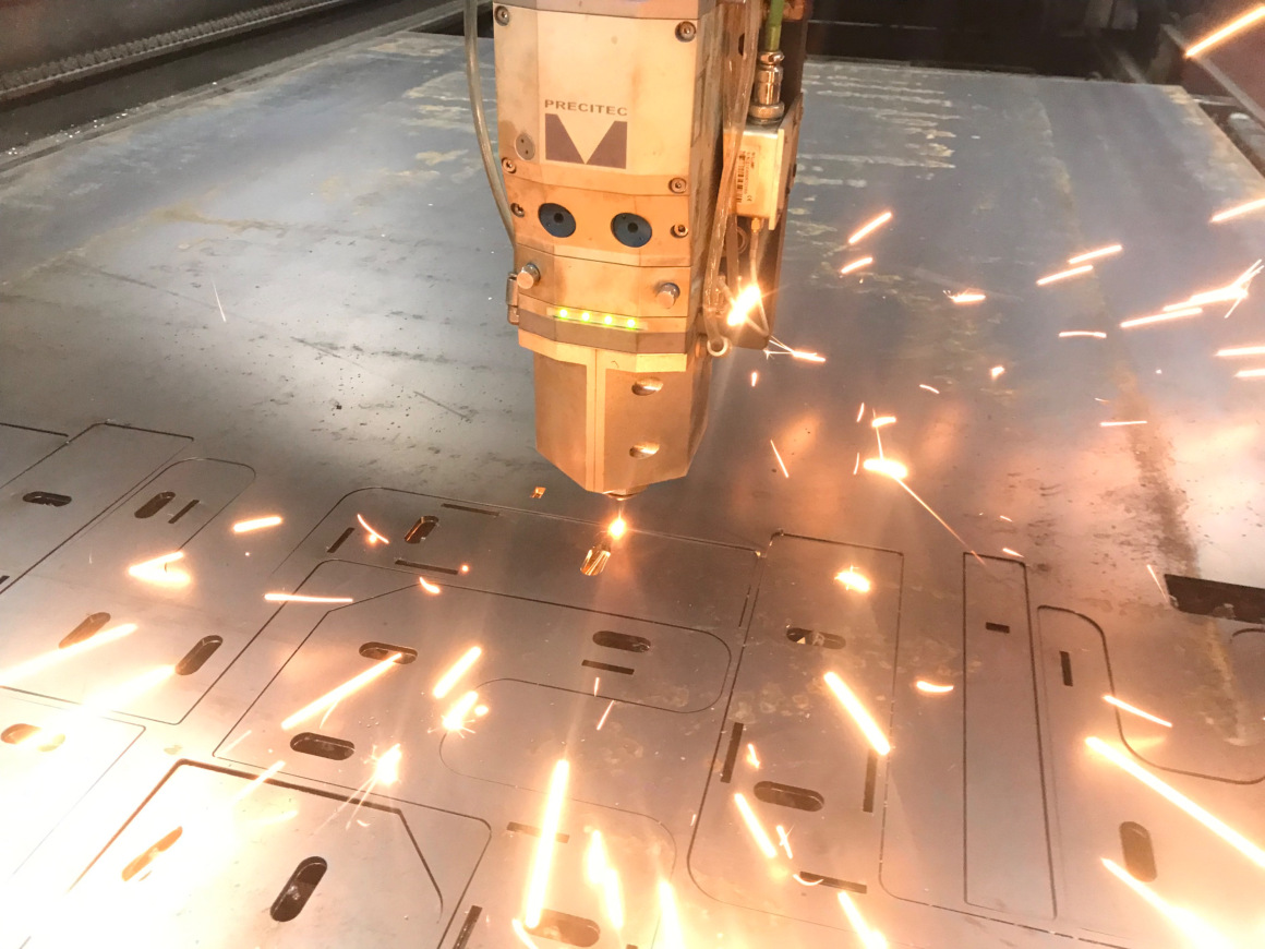 cnc laser installation